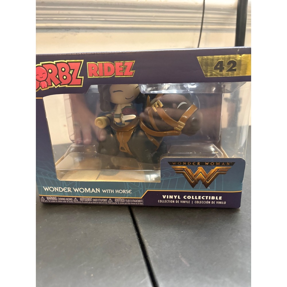 Funko Dorbz Ridez Wonder Woman with Horse Vinyl Figure 42 DC Comics Movie Boxed